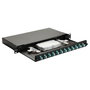 EQUIP Panel de parcheo de fibra óptica 12-Port LC-Duplex OM3 1U