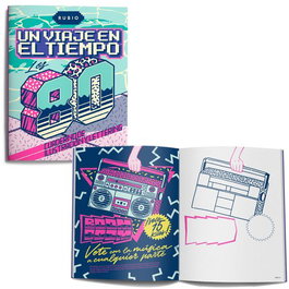 RUBIO Cuaderno 266x-204 Ilustración y Lettering - Un Viaje en el Tiempo Los 80