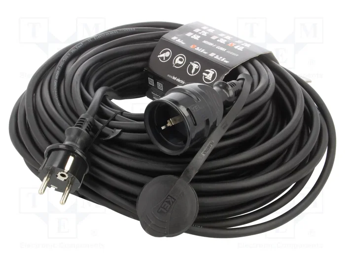 KEL Prolongador de alimentación H05RR-F 3G1,5mm2 40m KEL Prolongador de alimentación H05RR-F 3G1,5mm2 40m