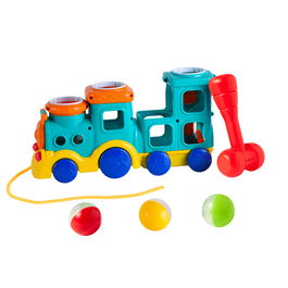 Tachan Tren Infantil Arrastre T01007 con Martillo y Pelotas para Niños +12 meses