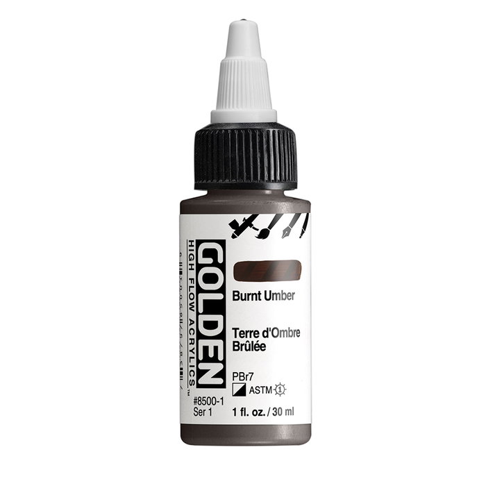 Golden High Flow Tierra Sombra Tostada 30 ml Golden High Flow Tierra Sombra Tostada 30 ml