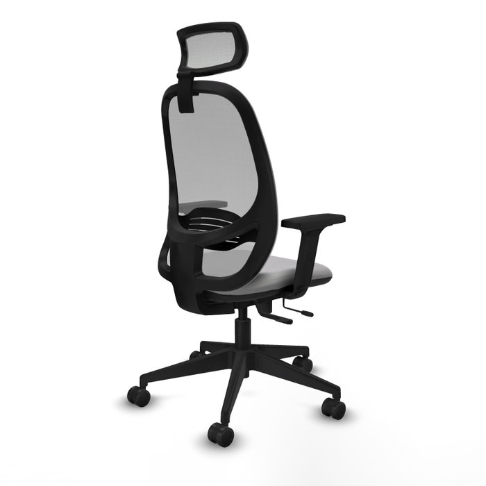 PIQUERAS Y CRESPO Silla de oficina Cilanco con mecanismo Sincro/Traslack, Gris