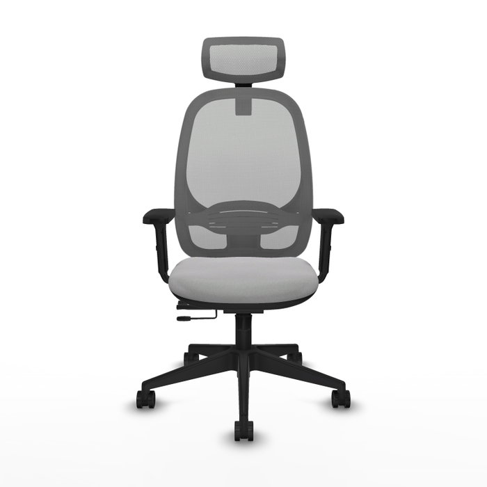 PIQUERAS Y CRESPO Silla de oficina Cilanco con mecanismo Sincro/Traslack, Gris