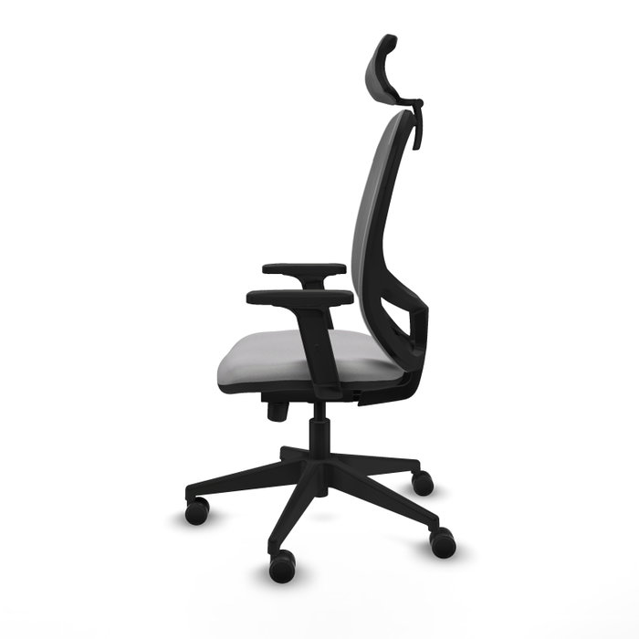 PIQUERAS Y CRESPO Silla de oficina Cilanco con mecanismo Sincro/Traslack, Gris