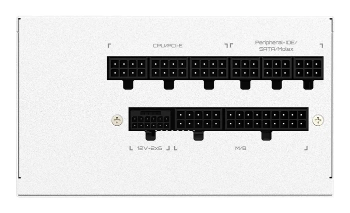 Gigabyte GP-UD1000GM PG5 ICE - Fuente de Alimentación ATX 1000W 80 Plus Gold, Completamente Modular, Color Blanco, Lista para PCIe 5.0/ATX 3.0