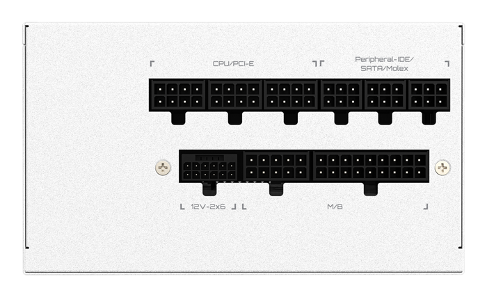 GIGABYTE UD1000GM PG5 V2 ICE Fuente de Alimentación 1000W 80 PLUS Gold ATX 3.1 Modular Color Blanco GIGABYTE UD1000GM PG5 V2 ICE Fuente de Alimentación 1000W 80 PLUS Gold ATX 3.1 Modular Color Blanco