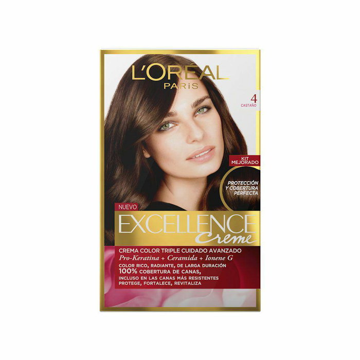L'oreal Excellence Tinte nº 4 Castaño Natural para el Cabello