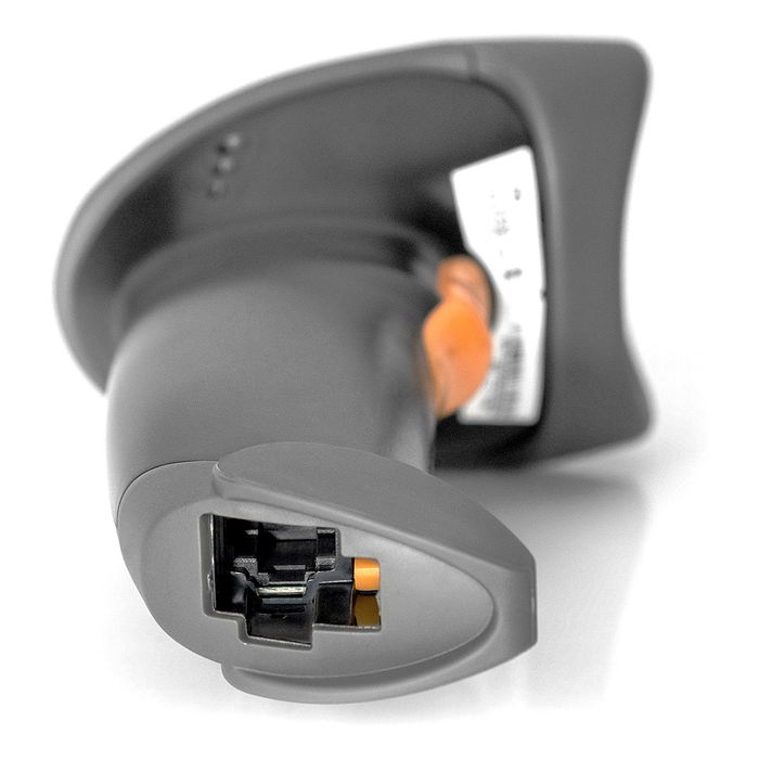 DIGITUS Escáner Manual de Códigos de Barras 1D Alámbrico USB, Lector Portátil para Negocios y Movilidad