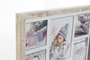 Marco Multifoto Alpino DKD Home Decor Natural Gris Claro 2.5 x 31 x 39.5 cm (4 Unidades)