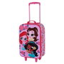 Karactermania Maleta Trolley Soft 3D Princesas Disney Flowers Rosa