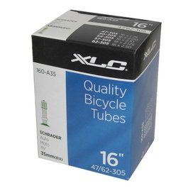 XLC Cámara para bicicleta 16 pulgadas 16x1.75-2.125 ETRTO 47/62-305 Válvula Standard Modelo VT-A16