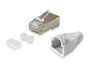 EQUIP Juego de conectores blindados Cat.6 RJ45, 100 unidades