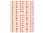 Liderpapel Agenda Escolar Fantasy EA 26-27, Día Página A5, Espiral, Interior Bilingüe Español-Inglés, Tapa Dura, 80g FSC, Con Pegatinas, Rosa Corazones