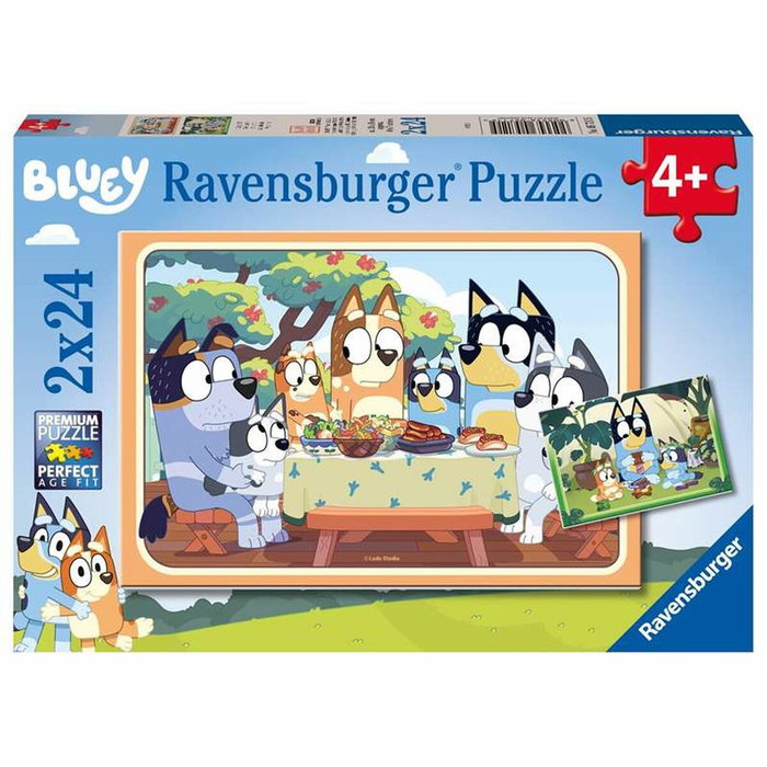 Ravensburger Puzzle Bluey 2x24 piezas