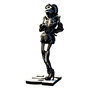 Die Ärzte Estatua a 1/10 Gwendoline Skelett 17 cm