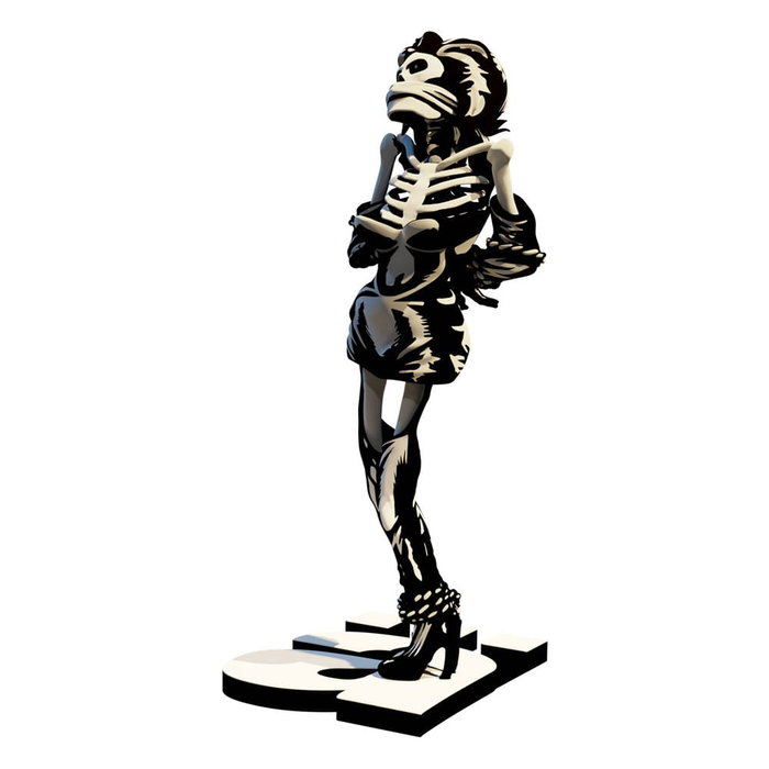 Die Ärzte Estatua a 1/10 Gwendoline Skelett 17 cm
