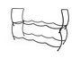 Black Confortime Botellero Metal para 8 Botellas Negro 44.5 x 15.2 x 15.2 cm (8 Unidades)