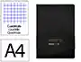 Antartik Cuaderno A4 Tapa Dura Hojas Cuadriculadas Negro 100 Hojas 80gr Gomilla FSC Antartik Cuaderno A4 Tapa Dura Hojas Cuadriculadas Negro 100 Hojas 80gr Gomilla FSC