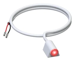 Axis I/O Indication LED 01765-001 - Indicador LED de Estado para Cámaras de Seguridad AXIS, 4 LEDs para Montaje en Pared, Resistente IP44, 0.4m Cable, Blanco