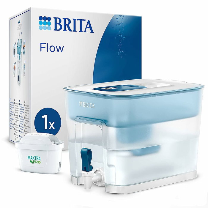 Brita Flow XXL Depósito Filtrante Azul 8,2L con 1x Cartucho Maxtra Pro All-in-1 Brita Flow XXL Depósito Filtrante Azul 8,2L con 1x Cartucho Maxtra Pro All-in-1