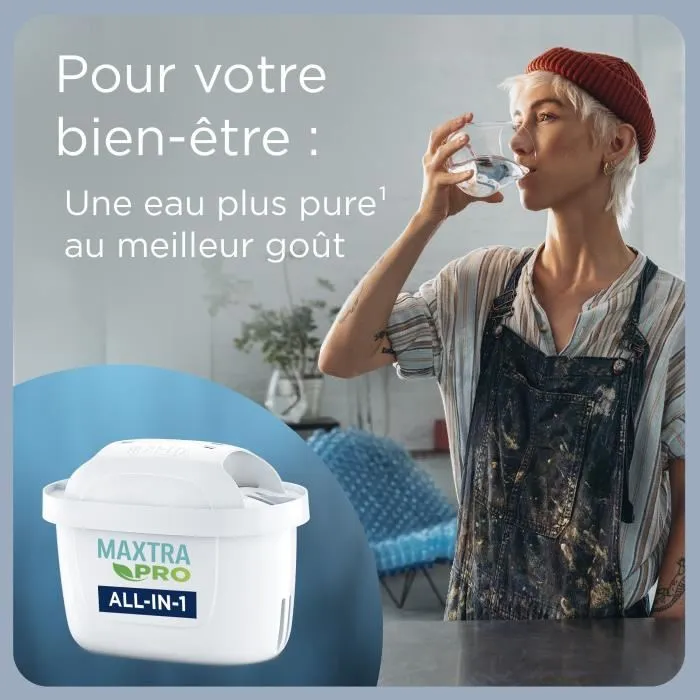Brita Flow XXL Depósito Filtrante Azul 8,2L con 1x Cartucho Maxtra Pro All-in-1 Brita Flow XXL Depósito Filtrante Azul 8,2L con 1x Cartucho Maxtra Pro All-in-1