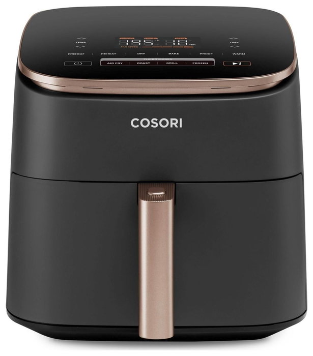 Cosori Turbo Blaze Chef Edition, Negro y Oro rosado, 6 L