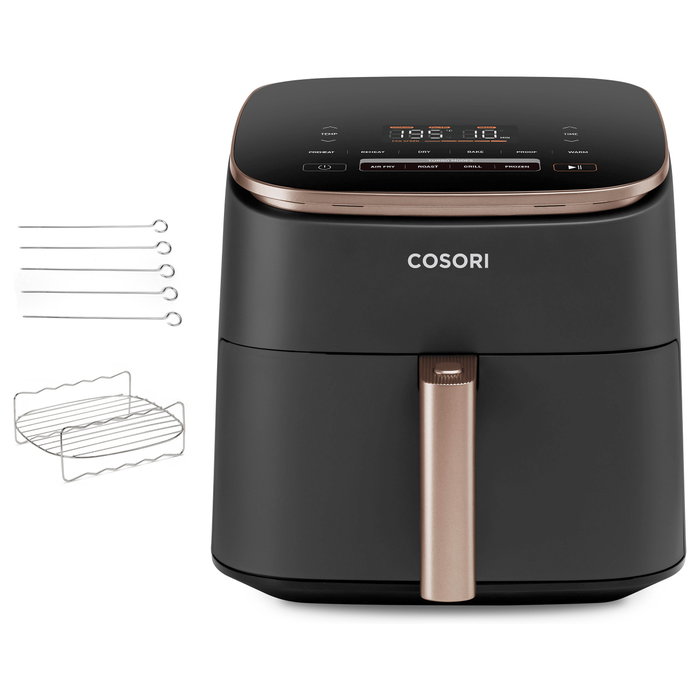 Cosori Turbo Blaze Chef Edition Negro, Oro rosado Cosori Turbo Blaze Chef Edition Negro, Oro rosado