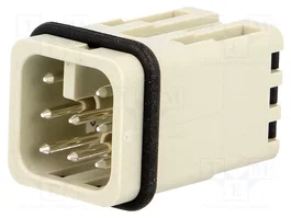 HARTING Han 7D-M Quick Lock 1,5mm² - Conector HDC Macho Han® D