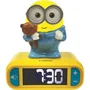 Lexibook Reloj Despertador Minions con Luz Nocturna 3D y Efectos de Sonido