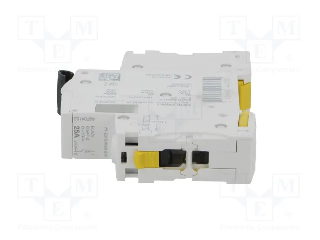 SCHNEIDER ELECTRIC iC60N Interruptor magnetotérmico 25A 1P Característica C SCHNEIDER ELECTRIC iC60N Interruptor magnetotérmico 25A 1P Característica C