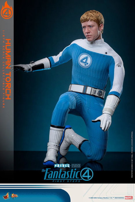 Hot Toys Los Cuatro Fantásticos: primeros pasos Figura Movie Masterpiece 1/6 Human Torch 30 cm Hot Toys Los Cuatro Fantásticos: primeros pasos Figura Movie Masterpiece 1/6 Human Torch 30 cm