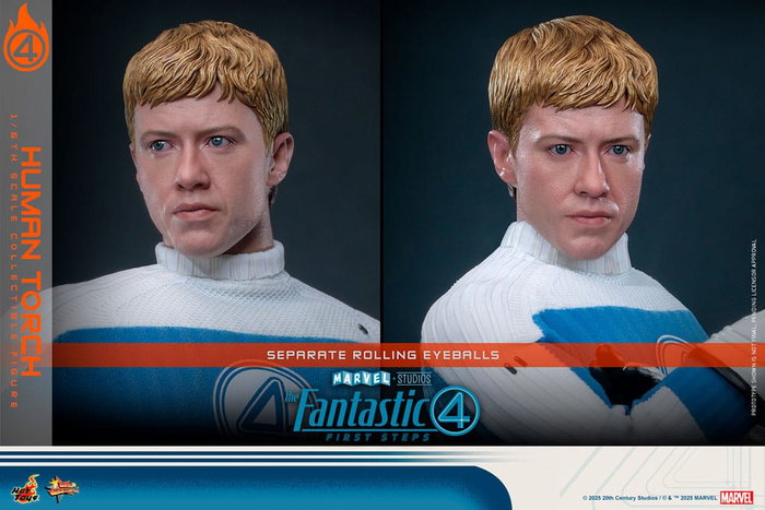 Hot Toys Los Cuatro Fantásticos: primeros pasos Figura Movie Masterpiece 1/6 Human Torch 30 cm Hot Toys Los Cuatro Fantásticos: primeros pasos Figura Movie Masterpiece 1/6 Human Torch 30 cm