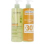 A-DERMA EXOMEGA CONTROL Gel Limpiador Emoliente 2 en 1, Pack de 2 x 500 ml