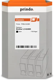 Prindo Cartucho de tinta negro PRIBLC424BK Classic