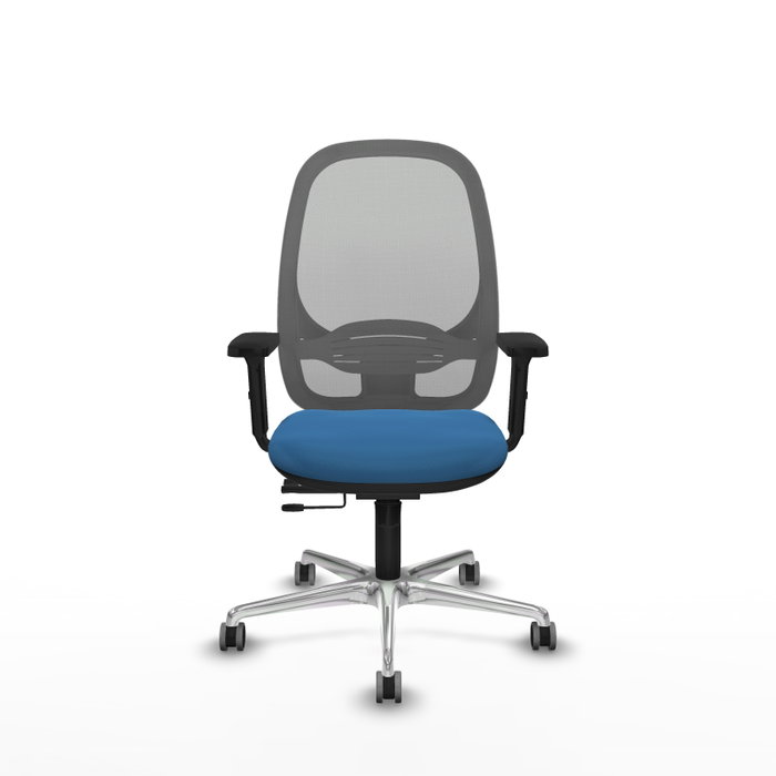 PIQUERAS Y CRESPO Silla de oficina Cilanco Azul claro y Gris