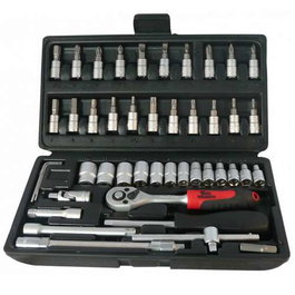 Tuman Estuche de Llaves de Vaso 46 Piezas