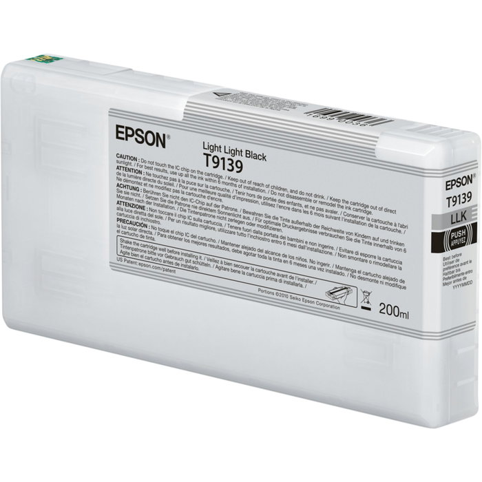 Epson T9139 Light Light Black Cartucho de tinta (200ml)