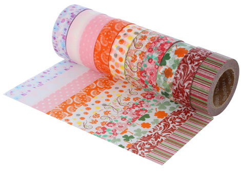 Innspiro Set 10 cintas masking tape Washi Serie floral Innspiro Set 10 cintas masking tape Washi Serie floral