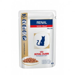 Royal Canin Pienso Húmedo Gato Renal Beef 12 Sobres x 85 gr