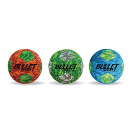 Bullet Sports Balón de Fútbol Tamaño 5 (22 cm), Material PV/Goma, Colores Surtidos, Incluye Aguja de Inflado