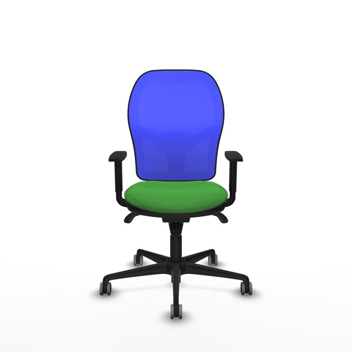 PIQUERAS Y CRESPO Silla de oficina Jorquera verde y azul