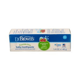 Dr. Brown's Pasta Dental Infantil Natural Fresa 0-3 Años 40Gr