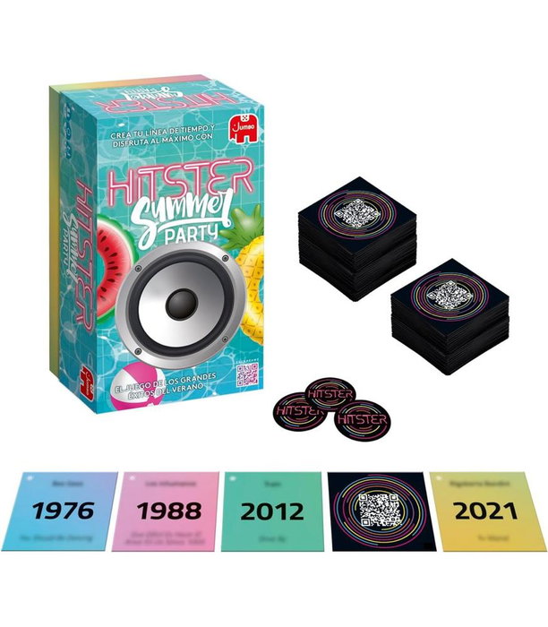 Jumbo Hitster Summer Party - Expansión del Juego de Cartas Musicales para App Hitster (Requiere Juego Base)