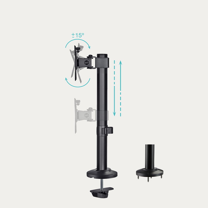 Tooq Soporte de Mesa Dual para 2 Pantallas 17-32 Pulgadas DB1132TN-B Negro Tooq Soporte de Mesa Dual para 2 Pantallas 17-32 Pulgadas DB1132TN-B Negro