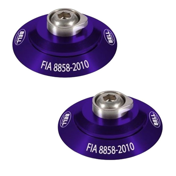 Bell BL2100008 Casco Accesorio Set De Clips Hans Púrpura Fia8858-2010 Bell BL2100008 Casco Accesorio Set De Clips Hans Púrpura Fia8858-2010