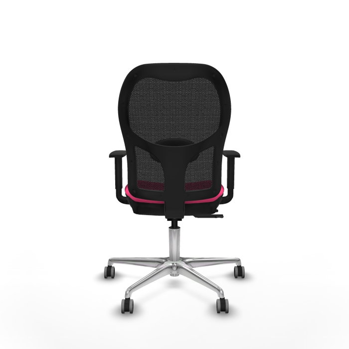 PIQUERAS Y CRESPO Silla de oficina Jorquera Rosa y Negro