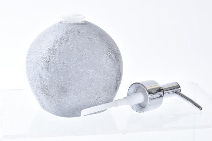 DKD Home Decor Dosificador de Cemento y PP Gris y Plateado