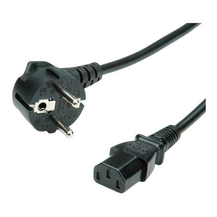 Cable de alimentación 19.99.1017 CEE7/7 a IEC 320, negro, 0,6 m Cable de alimentación 19.99.1017 CEE7/7 a IEC 320, negro, 0,6 m
