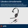 Poly Blackwire 5210 Monoaural USB-C con adaptador USB-A y Jack 3,5 mm