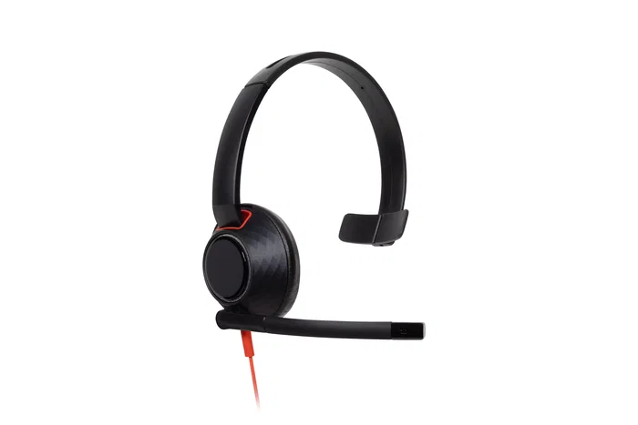 Poly Blackwire 5210 Monoaural USB-C con adaptador USB-A y Jack 3,5 mm
